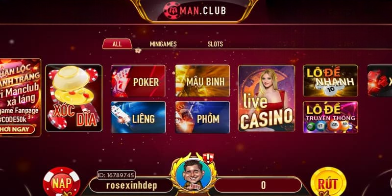 Casino Manclub – Khám Phá Sòng Bài Trực Tuyến Đỉnh Cao