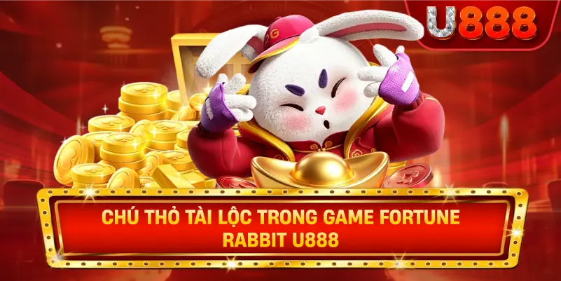 Chú thỏ tài lộc trong game Fortune Rabbit u888